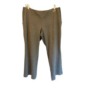 Ann Klein Flared Cropped Elastic Waist Trousers Dress Pants Women's Size 12P